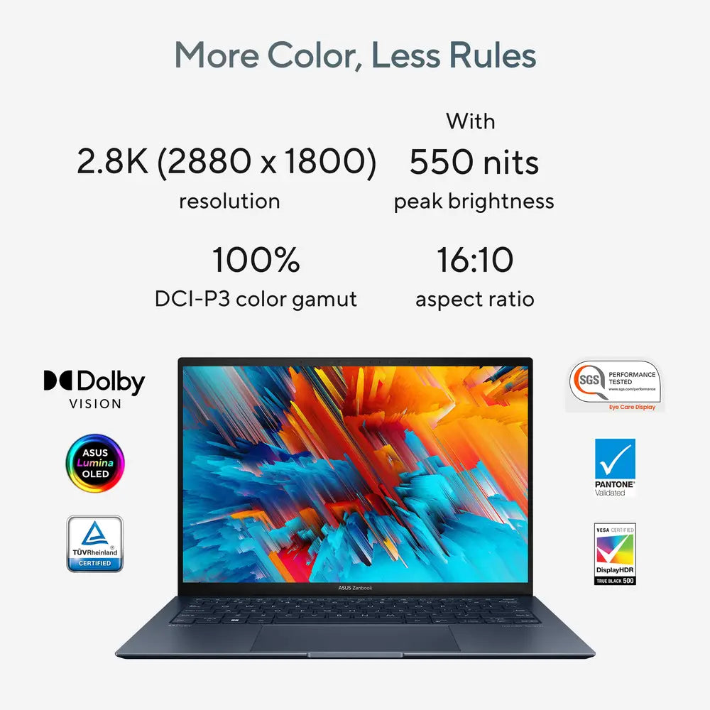ASUS ZenBook S3 OLED (13-inch, 2023) Core i7-13th Gen 16GB RAM 512GB SSD - EXCELLENT CONDITION