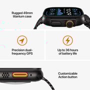 Apple Watch Ultra 2 49MM Black GPS+Cellular (LIMITED WARRANTY TILL SEPT. 20 2025) - EXCELLENT