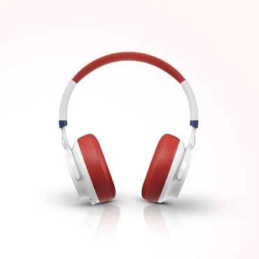 Lycka Fusion PRO Premium Bluetooth Fashionable Headphones, Tuned Equalizer, 40mm Speaker, 50 Hours Longest Playback with 500 mAh Battery (RED)