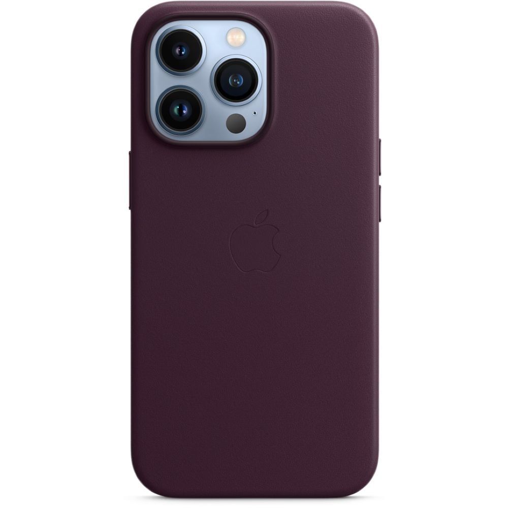 Apple Iphone 13 Pro Leather Case MagSafe - Dark Cherry