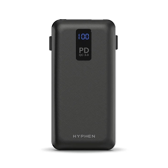 Hyphen X-Pro PD Power Bank - 20,000mAh (Type-C, Lightning, and Micro-USB)