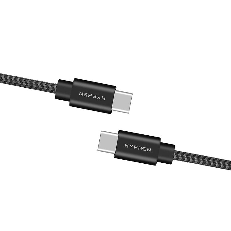 Hyphen TUF Double Braided Cable - Type-C to Type-C - (1m 100watts)