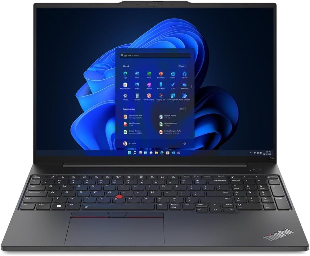 Lenovo ThinkPad E16 Gen 1 Intel i7-13700H 16GB RAM 512GB SSD Black - EXCELLENT CONDITION