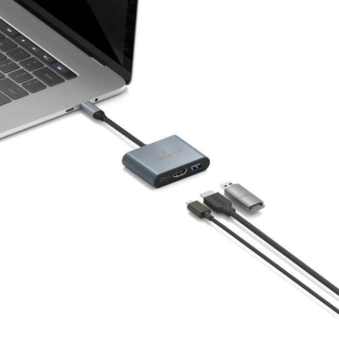 Smartix 3 in 1 Hub (USB-C) - USBS