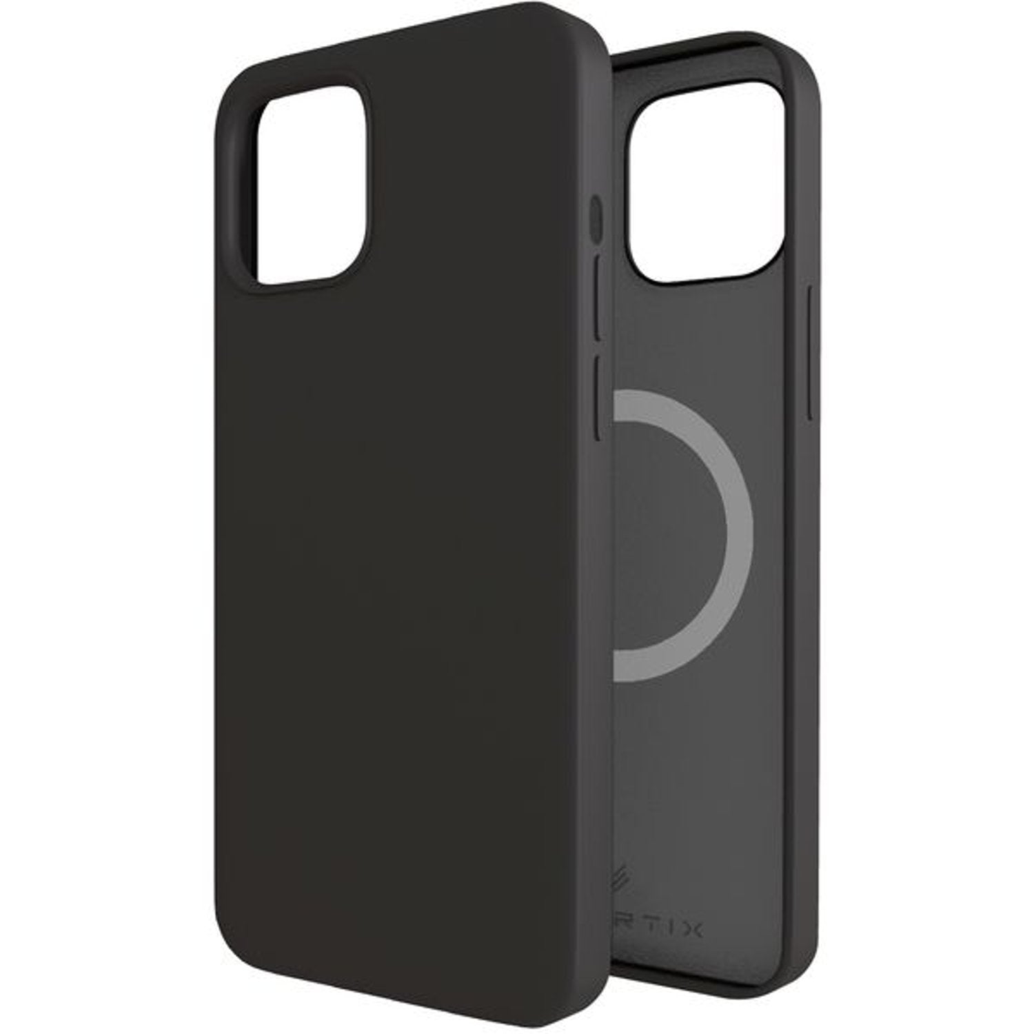 Smart Premium Silicone Magnetic Case Black iPhone 13 - USBS