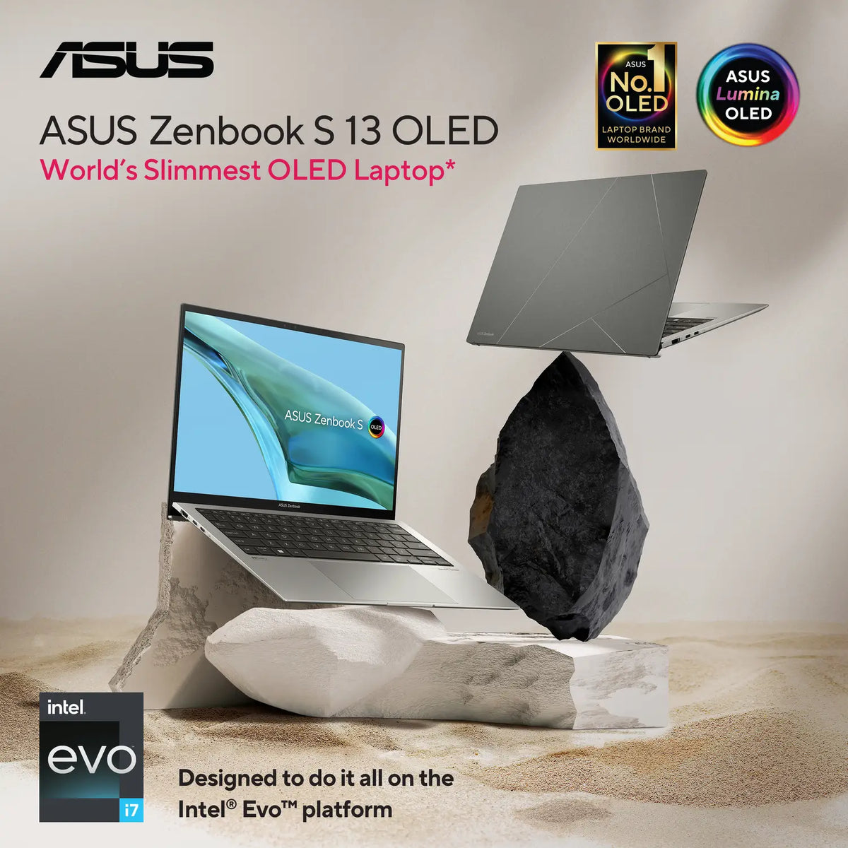 ASUS ZenBook S3 OLED (13-inch, 2023) Core i7-13th Gen 16GB RAM 512GB SSD - EXCELLENT CONDITION