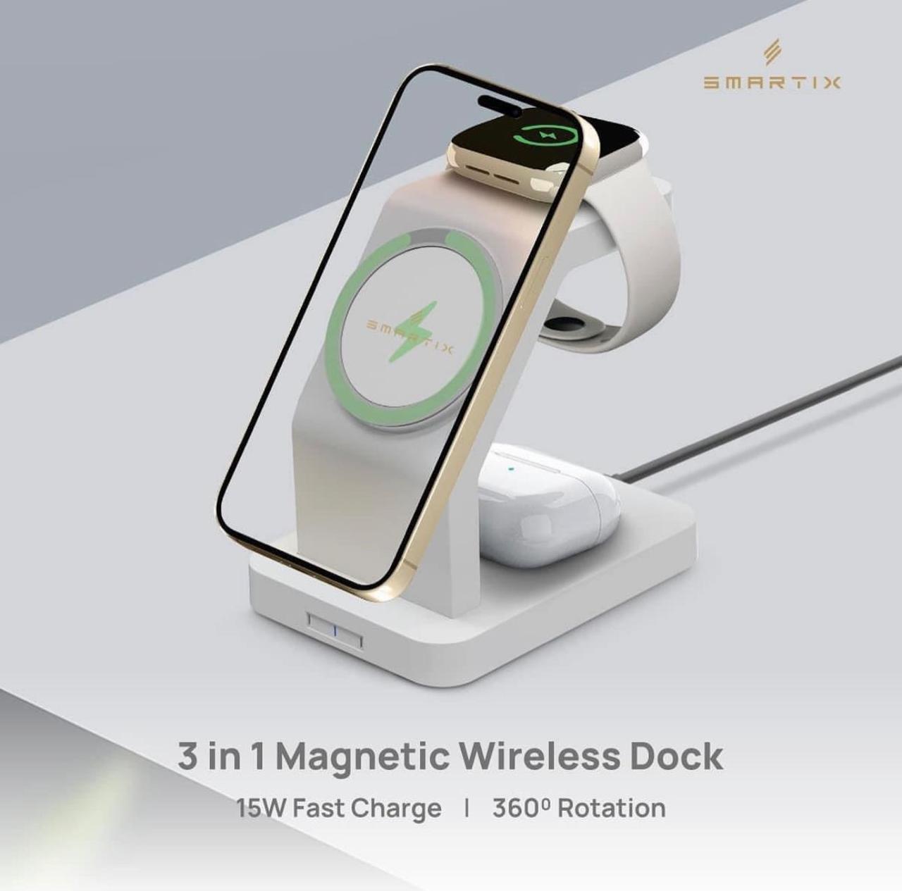 Smartix 3 in 1 Charging Dock - USBS