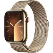 Apple Watch Series 9 GPS + Cellular 45mm Gold Stainless Case - EXCELLENT CONDITION