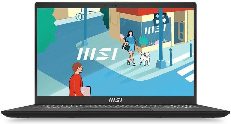 MSI Modern 15 B7M-053TH Ryzen 5 7530U Laptop – 8GB RAM, 512GB SSD, AMD Radeon Graphics, Classic Black - EXCELLENT CONDITION