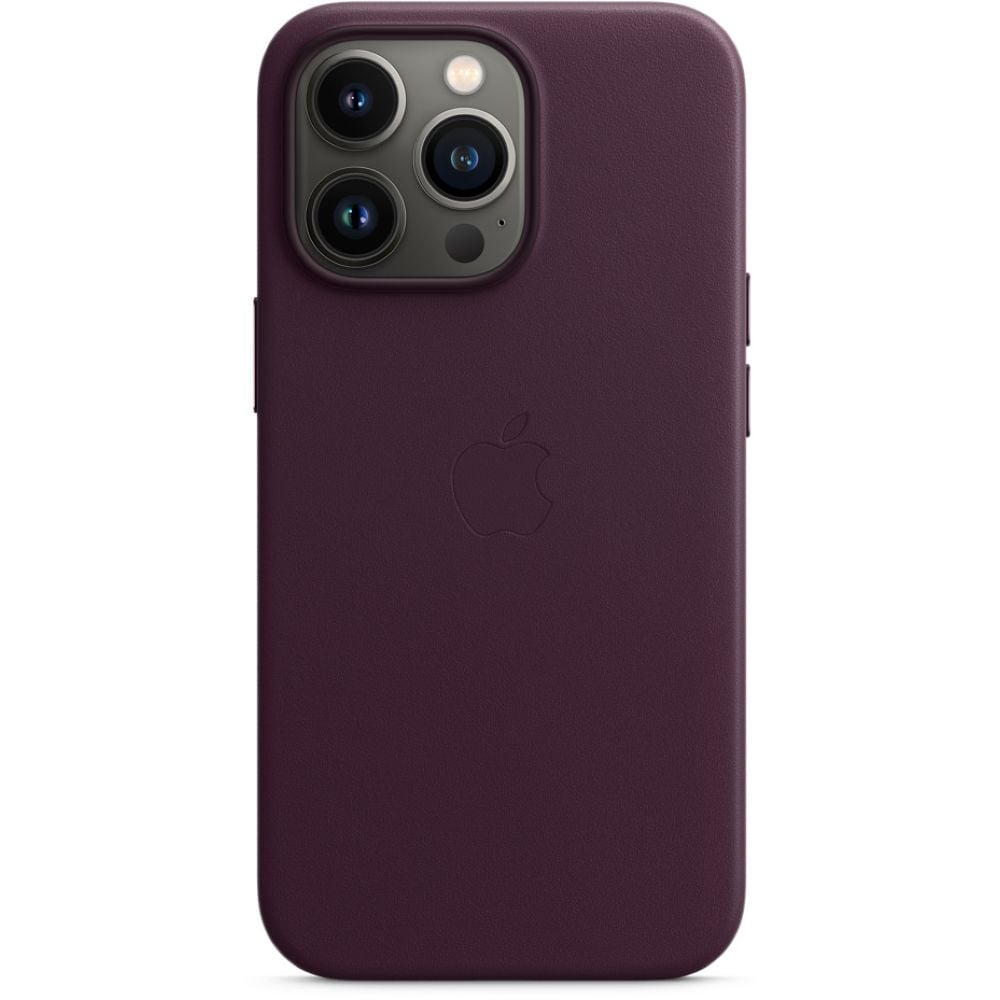 Apple Iphone 13 Pro Leather Case MagSafe - Dark Cherry