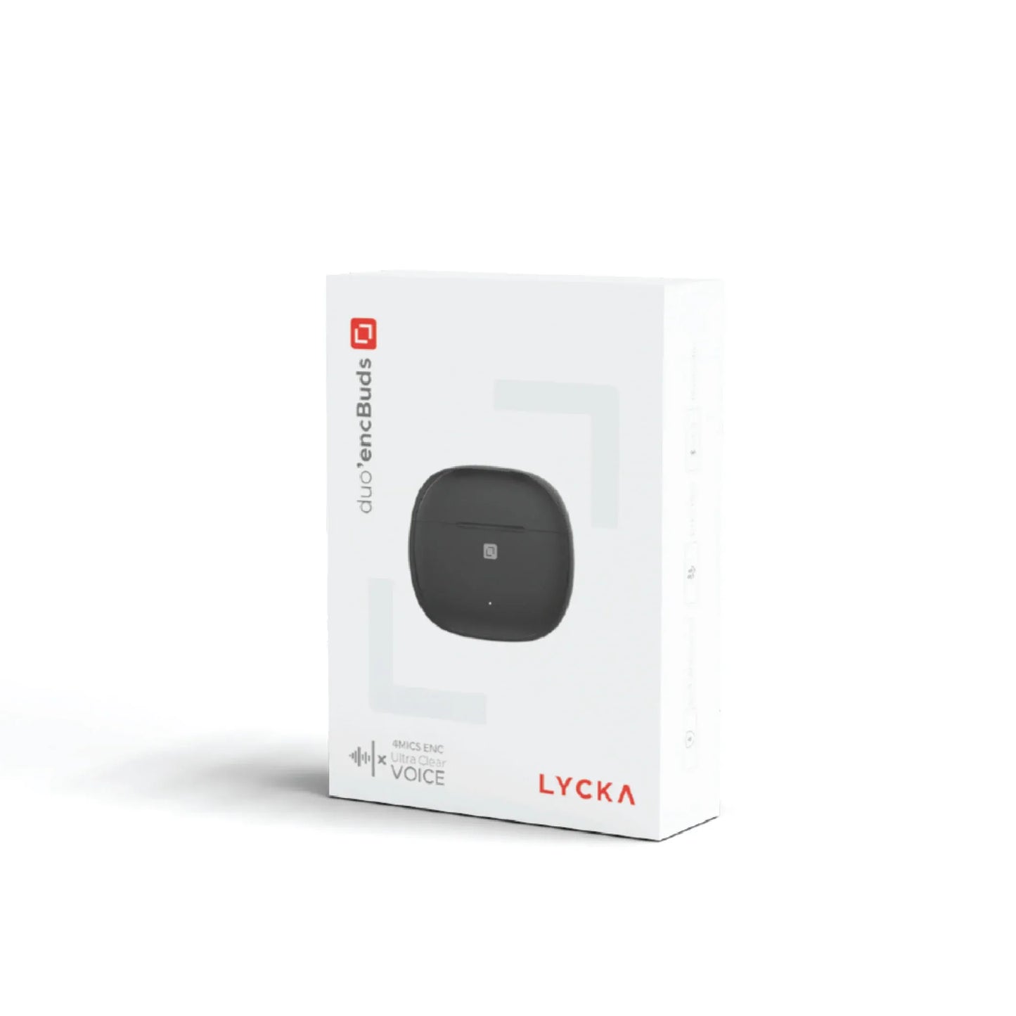 Lycka Duo encBuds – True Wireless Earbuds with ENC, 12mm Drivers & Bluetooth 5.3 for Crystal Clear Sound