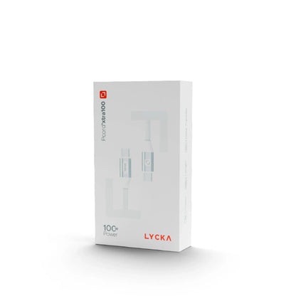 Lycka P Cord XTRA100 – 100W Type-C to Type-C Fast Charging Cable (2M, White)